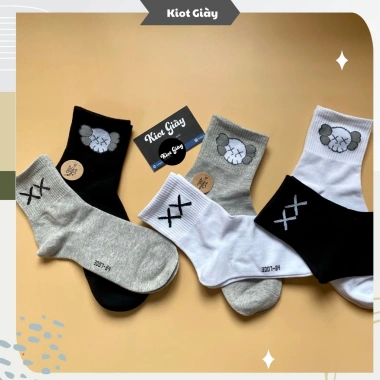 Tất vớ KAWS XX cao cổ nam nữ - Tất Sesame Street giá chỉ 24.000₫ giảm mạnh