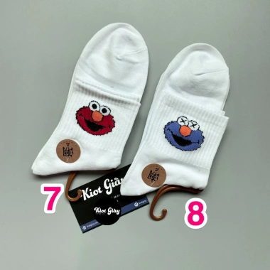 Tất vớ KAWS XX cao cổ nam nữ - Tất Sesame Street giá chỉ 24.000₫ giảm mạnh