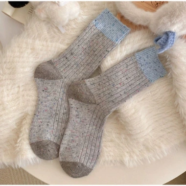 Tất vớ nam nữ cao đến giữa bắp chân phối màu chấm bi cute - Phúc Hưng 23.400₫ 4