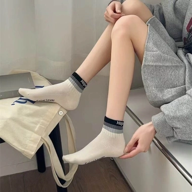 Tất vớ nam nữ cổ tất màu sắc cotton co giãn 4 chiều - Giá 36.000đ Ekiu Shop 4