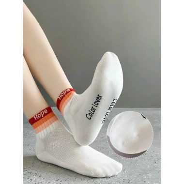 Tất vớ nam nữ cổ tất màu sắc cotton co giãn 4 chiều - Giá 36.000đ Ekiu Shop 7