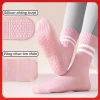 Tất vớ nữ Gym Yoga Pilates cổ lửng cotton thoáng khí, chống trơn trượt silicon Giá chỉ 28.900₫