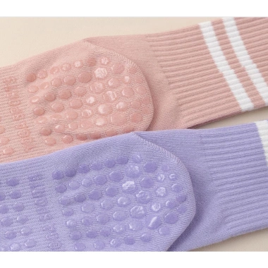 Tất vớ nữ Gym Yoga Pilates cổ lửng cotton thoáng khí, chống trơn trượt silicon Giá chỉ 28.900₫ 3