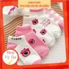 Tất Vơ Nữ Set 10 Đôi Gấu Hồng Cổ Thấp Cotton Đóng Túi Zip Mã T37 Giá 40.000₫