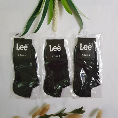 Tất vớ trơn cổ ngắn Lee nam nữ - Đi 4 mùa, phù hợp giày thể thao, 19.000đ