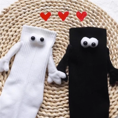 Tất Xỏ Ngón Cotton Thoáng Khí Đôi Mắt Hoạt Hình Dễ Thương, Nam Châm Nổi 1 Đôi 5 Tất Xỏ Ngón Cotton Thoáng Khí Đôi Mắt Hoạt Hình Dễ Thương, Nam Châm Nổi 1 Đôi 5