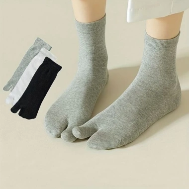 Tất Xỏ Ngón Nam Nữ Free Size Êm Chân Dày Dặn Thoáng Khí Nhật Giá 15.000 VND