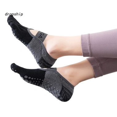 Tất Yoga năm ngón phong cách ballet, chống trơn trượt, thoáng khí, tập tại nhà và studio, giảm giá 7