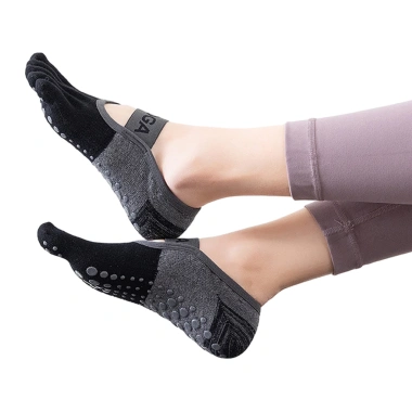 Tất Yoga năm ngón phong cách ballet, chống trơn trượt, thoáng khí, tập tại nhà và studio, giảm giá 10
