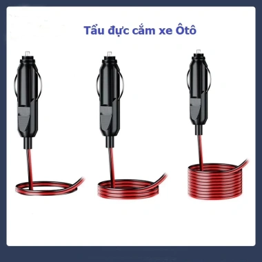 Tẩu sạc cắm ô tô 12V-24V cho LED, máy hút bụi, quạt mini, inverter - Giá chỉ 25.000₫