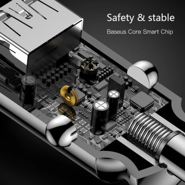 Tẩu sạc nhanh Baseus 3.1A 2 cổng USB cho xe ô tô – Giá chỉ 79.000₫ 4