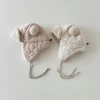 TAWJOG Bé Bịt Tai Beanie Ấm Áp Lông Cừu Chống Gió Mùa Đông - Mũ Bảo Vệ Tai Đáng Yêu 4