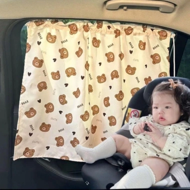 TAWJOG Rèm Che Nắng Cửa Sổ Xe Hơi Có Giác Hút Họa Tiết Hoạt Hình Dễ Thương - 59.180 VND