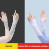 Tay áo HYCEO vỏ khuỷu UV, găng tay không ngón lụa băng thoáng khí cho hoạt động ngoài trời giảm còn 113.300₫ 3