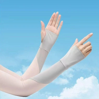 Tay áo HYCEO vỏ khuỷu UV, găng tay không ngón lụa băng thoáng khí cho hoạt động ngoài trời giảm còn 113.300₫ 4