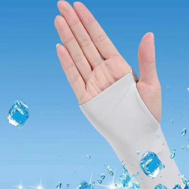 Tay áo HYCEO vỏ khuỷu UV, găng tay không ngón lụa băng thoáng khí cho hoạt động ngoài trời giảm còn 113.300₫ 9