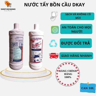 Tẩy bồn cầu DKAY Thái Lan độ tẩy mạnh, không mùi, an toàn, diệt khuẩn - Giá chỉ 44.000₫