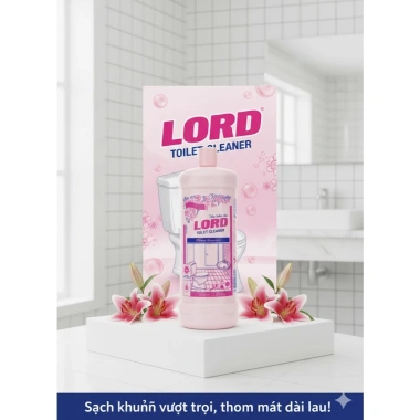 Tẩy Bồn Cầu Lord Công Thức Đậm Đặc 960ml - Xóa Mảng Bám, Khử Mùi, Loại Bỏ Vết Ố Trên Men Sứ & Tường, Giá 42.000 VND 2 Tẩy Bồn Cầu Lord Công Thức Đậm Đặc 960ml - Xóa Mảng Bám, Khử Mùi, Loại Bỏ Vết Ố Trên Men Sứ & Tường, Giá 42.000 VND 2