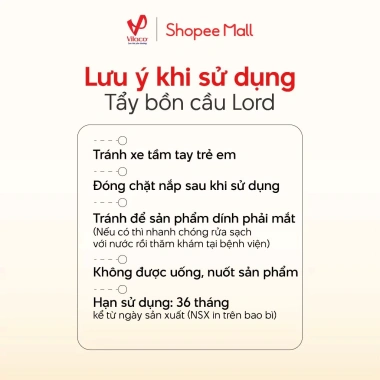 Tẩy Bồn Cầu Lord Công Thức Đậm Đặc 960ml - Xóa Mảng Bám, Khử Mùi, Loại Bỏ Vết Ố Trên Men Sứ & Tường, Giá 42.000 VND 3 Tẩy Bồn Cầu Lord Công Thức Đậm Đặc 960ml - Xóa Mảng Bám, Khử Mùi, Loại Bỏ Vết Ố Trên Men Sứ & Tường, Giá 42.000 VND 3