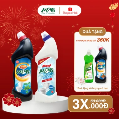 Tẩy Bồn Cầu Mori 1.000ml Diệt Khuẩn 99% Khử Mùi Tẩy Sạch Vết Bẩn Giá 39.000 VND
