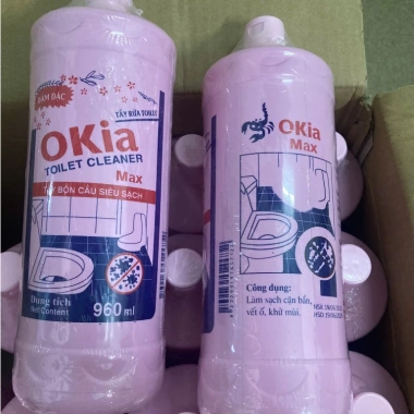Tẩy Bồn Cầu OKia Thái Lan 960ml - Xóa Vết Bẩn, Khử Mùi, Giá 21.300₫ Tẩy Bồn Cầu OKia Thái Lan 960ml - Xóa Vết Bẩn, Khử Mùi, Giá 21.300₫