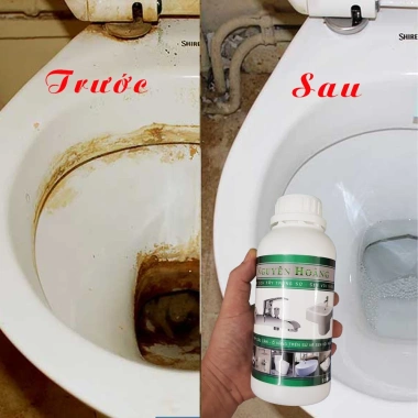 Tẩy bồn sứ Nguyên Hoàng 500ml - Sen vòi inox, bồn nhựa, gạch men, giá 99.000₫ 7