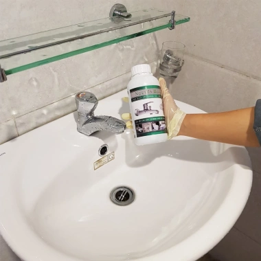 Tẩy bồn sứ Nguyên Hoàng 500ml - Sen vòi inox, bồn nhựa, gạch men, giá 99.000₫ 9