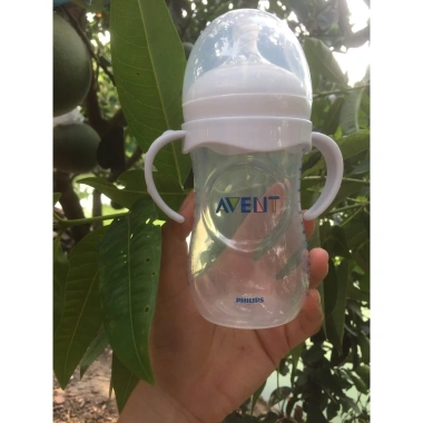 Tay cầm bình Aven Avent Natural cổ rộng - Quai cầm giúp bé tự uống sữa, 15.000đ