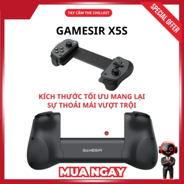 Tay cầm GAMESIR X5S Hall Effect Turbo Gyro Rung HD, tương thích rộng – BH 12 tháng, giảm 22% 6 Tay cầm GAMESIR X5S Hall Effect Turbo Gyro Rung HD, tương thích rộng – BH 12 tháng, giảm 22% 6