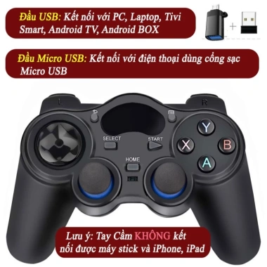Tay Cầm Không Dây TGZ-850M - Kết Nối Android, PC, Laptop, TV Box, PS3, Giá 210.000 VND