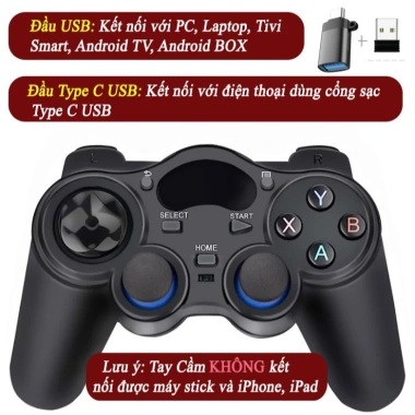 Tay Cầm Không Dây TGZ-850M - Kết Nối Android, PC, Laptop, TV Box, PS3, Giá 210.000 VND
