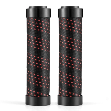 Tay cầm xe đạp ROCKBROS MTB chống trượt, khóa được, chất liệu PU bền bỉ 11