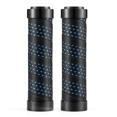 Tay cầm xe đạp ROCKBROS MTB chống trượt, khóa được, chất liệu PU bền bỉ 13