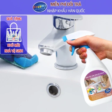 Tẩy cặn canxi 500ml HC01BC – sạch ố vàng, vách kính, vòi, bồn sứ, sàn tắm, giảm 120k