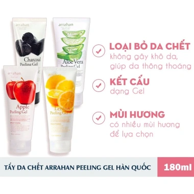 Tẩy da chết Arahan Gel Peeling Hàn Quốc 180ml thiên nhiên cho mọi da - 64.727 VND