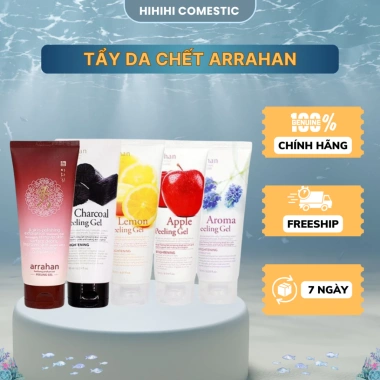 Tẩy da chết Arrahan hoa quả làm trắng da Hàn Quốc 180ml - Giảm còn 150.000₫