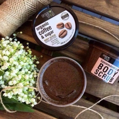 Tẩy Da Chết Body Organic Shop Coffee Sugar & Salt – Dưỡng da, giảm mụn, giá 152.000đ