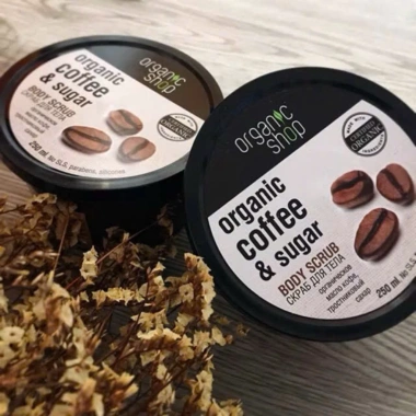 Tẩy Da Chết Body Organic Shop Coffee Sugar & Salt – Dưỡng da, giảm mụn, giá 152.000đ