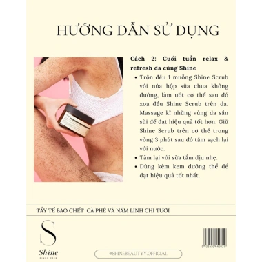 Tẩy Da Chết Cà Phê và Nấm Linh Chi Tươi Nguyên Chất - Giảm Giá Sốc 250k 4
