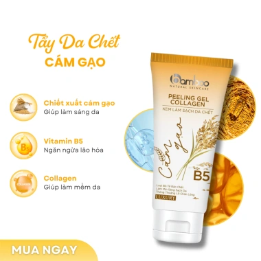 Tẩy Da Chết Cám Gạo BAMBOO - Làm sạch, mờ thâm, dưỡng sáng, da mịn chỉ 95.000₫