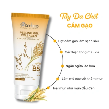 Tẩy Da Chết Cám Gạo BAMBOO - Làm sạch, mờ thâm, dưỡng sáng, da mịn chỉ 95.000₫