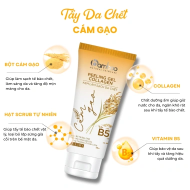 Tẩy Da Chết Cám Gạo BAMBOO - Làm sạch, mờ thâm, dưỡng sáng, da mịn chỉ 95.000₫ 4 Tẩy Da Chết Cám Gạo BAMBOO - Làm sạch, mờ thâm, dưỡng sáng, da mịn chỉ 95.000₫ 4