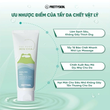 Tẩy Da Chết Da Mụn Nhạy Cảm Pretty Skin Jeju Cica Peeling Gel 150ml Giá 280k - Giảm từ 352.800