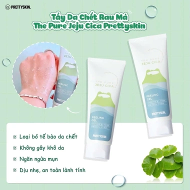 Tẩy Da Chết Da Mụn Nhạy Cảm Pretty Skin Jeju Cica Peeling Gel 150ml Giá 280k - Giảm từ 352.800