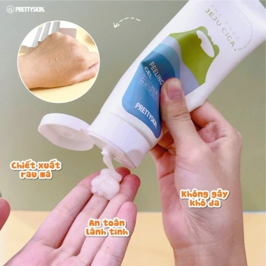 Tẩy Da Chết Da Mụn Nhạy Cảm Pretty Skin Jeju Cica Peeling Gel 150ml Giá 280k - Giảm từ 352.800