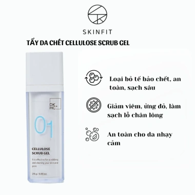 Tẩy Da Chết Dịu Nhẹ Skinfit Cellulose Scrubgel - An Toàn, Sạch Sâu, Giá 350k