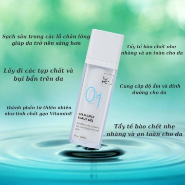 Tẩy Da Chết Dịu Nhẹ Skinfit Cellulose Scrubgel - An Toàn, Sạch Sâu, Giá 350k