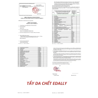Tẩy Da Chết Edally Dưỡng ẩm sâu & Làm sáng da 120g Chính hãng - Giá 447.440 VND