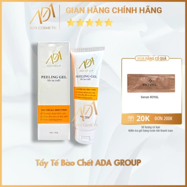 Tẩy Da Chết Gel ADA Group 120ml - Phân Tử Siêu Nhỏ, Bảo Vệ Hàng Rào Da, Giá Khuyến Mãi 119k