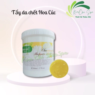 Tẩy da chết Hoa Cúc 500g - Gel làm sạch sâu cho mặt, dưỡng da spa, giảm giá 195k